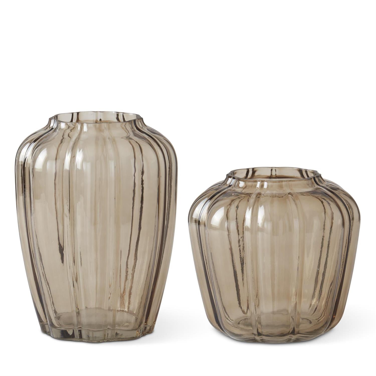 Scalloped Texture Vases